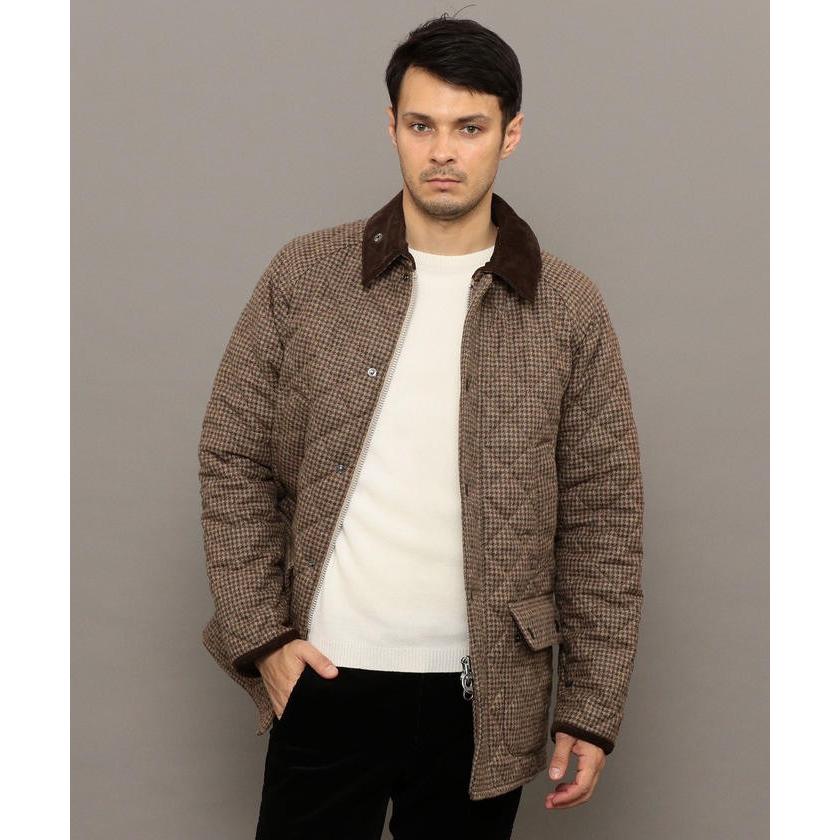 【シップス　メン】Barbour: 別注 キルティング/ウール ビデイル (パターン) 別注 キルティング/ウール ビデイル パターン