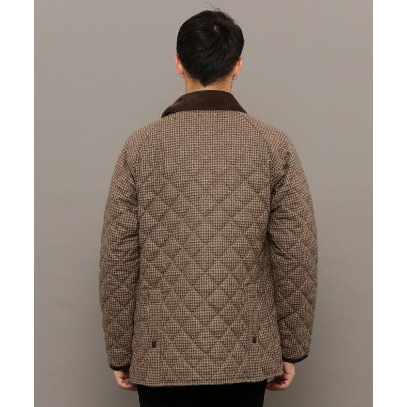 【シップス　メン】Barbour: 別注 キルティング/ウール ビデイル (パターン) 別注 キルティング/ウール ビデイル パターン