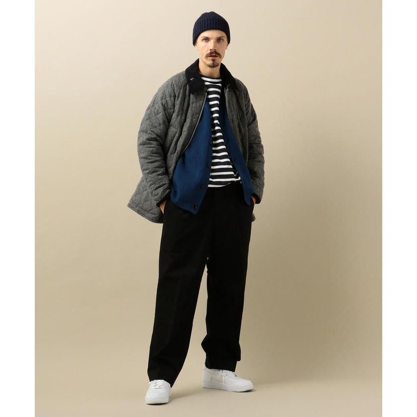 【シップス　メン】Barbour: 別注 キルティング/ウール ビデイル (パターン) 別注 キルティング/ウール ビデイル パターン