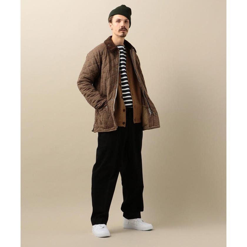 【シップス　メン】Barbour: 別注 キルティング/ウール ビデイル (パターン) 別注 キルティング/ウール ビデイル パターン