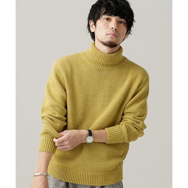 ナノ ユニバース 至極の逸品 Cofil サイド切替タートルネック