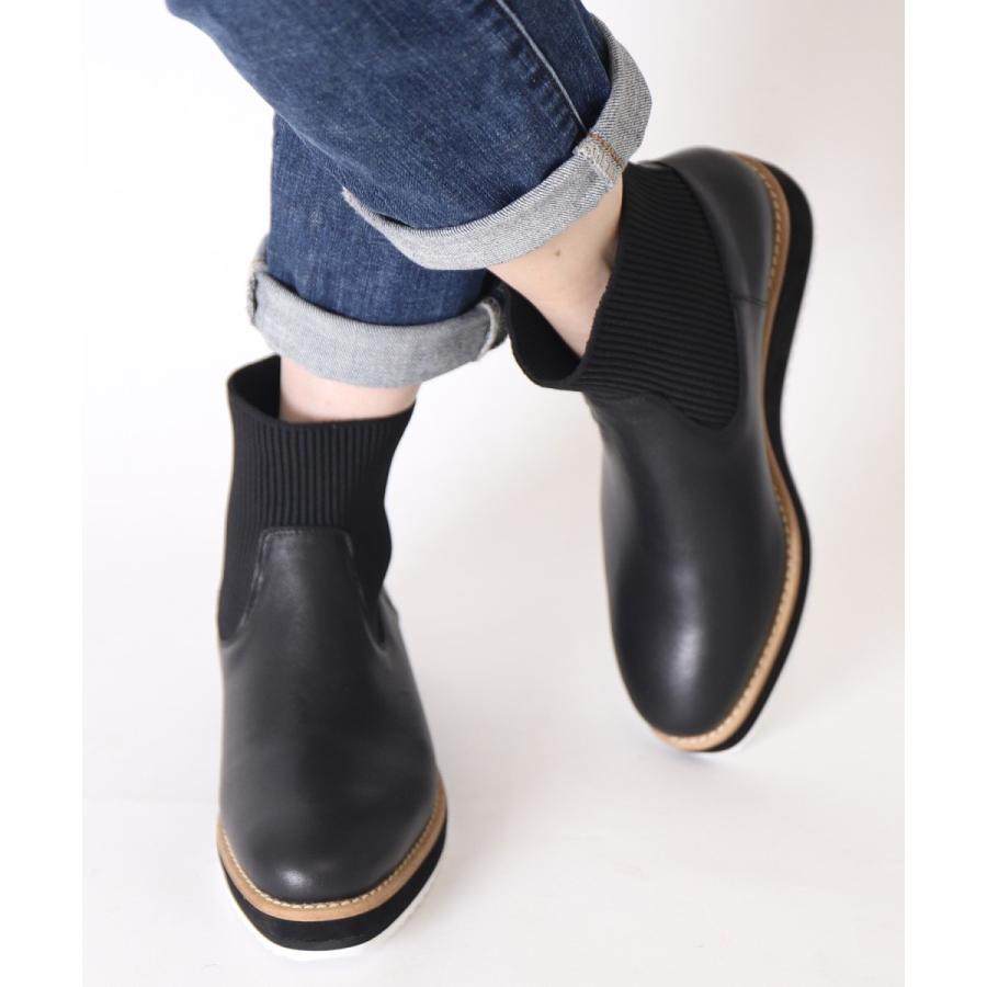 ブランド 厚底ニット切り替えショートブーツ 通販 Paypayモール Magaseek Paypayモール店 ブーツ