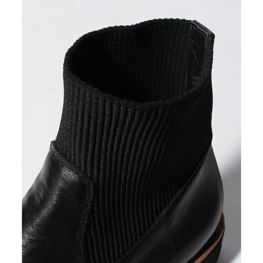 ブランド 厚底ニット切り替えショートブーツ 通販 Paypayモール Magaseek Paypayモール店 ブーツ