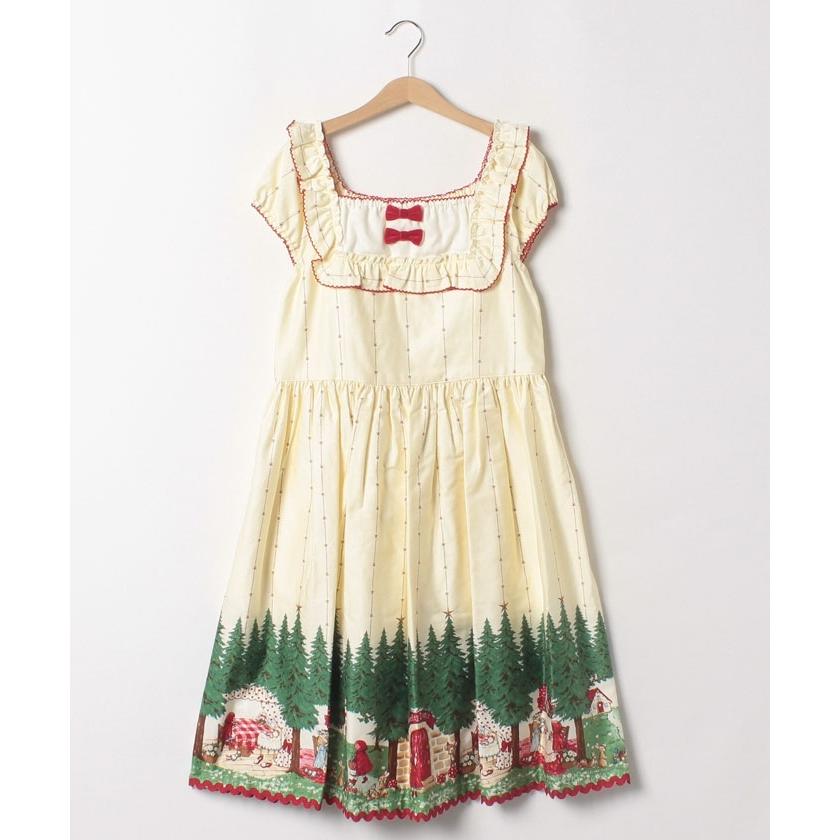 新版 シャーリーテンプル 赤ずきんちゃん絵本プリントワンピース 160cm お1人様1点限り Talentoindustrial Com