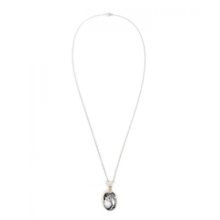 【ワイスチャーム】【フランス買付】デントリティックアゲート ネックレス デントリティックアゲート フランス買付