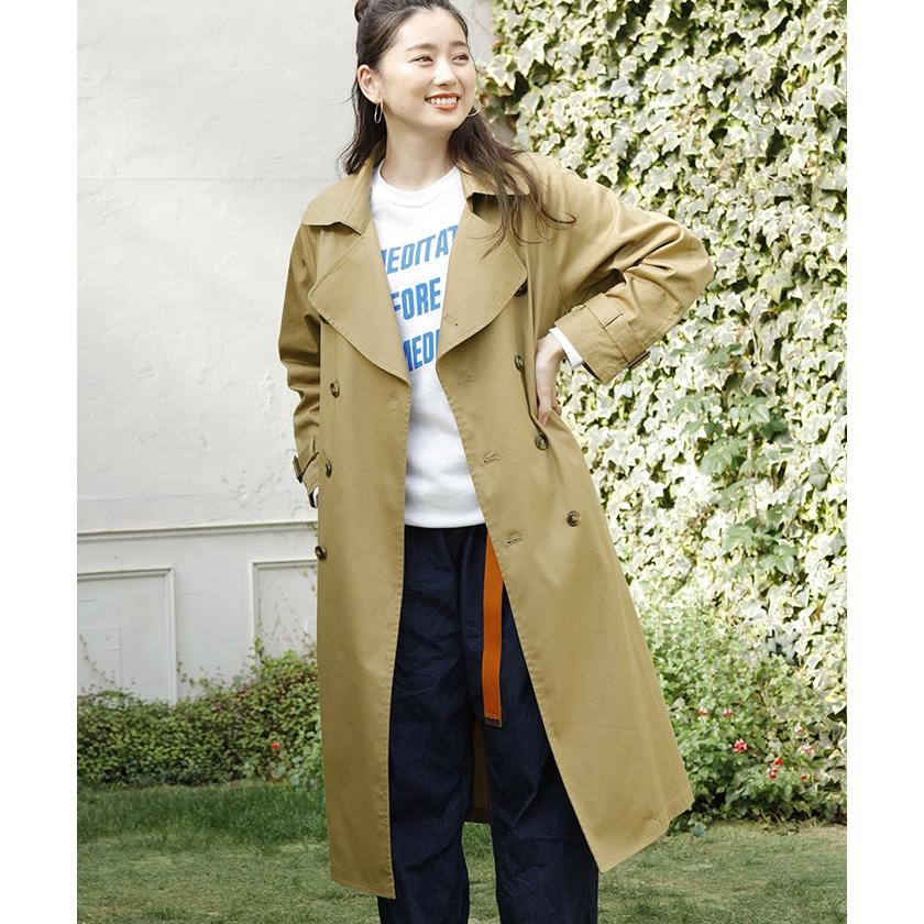 ナノ ユニバース Web限定 撥水加工ベーシックトレンチコート