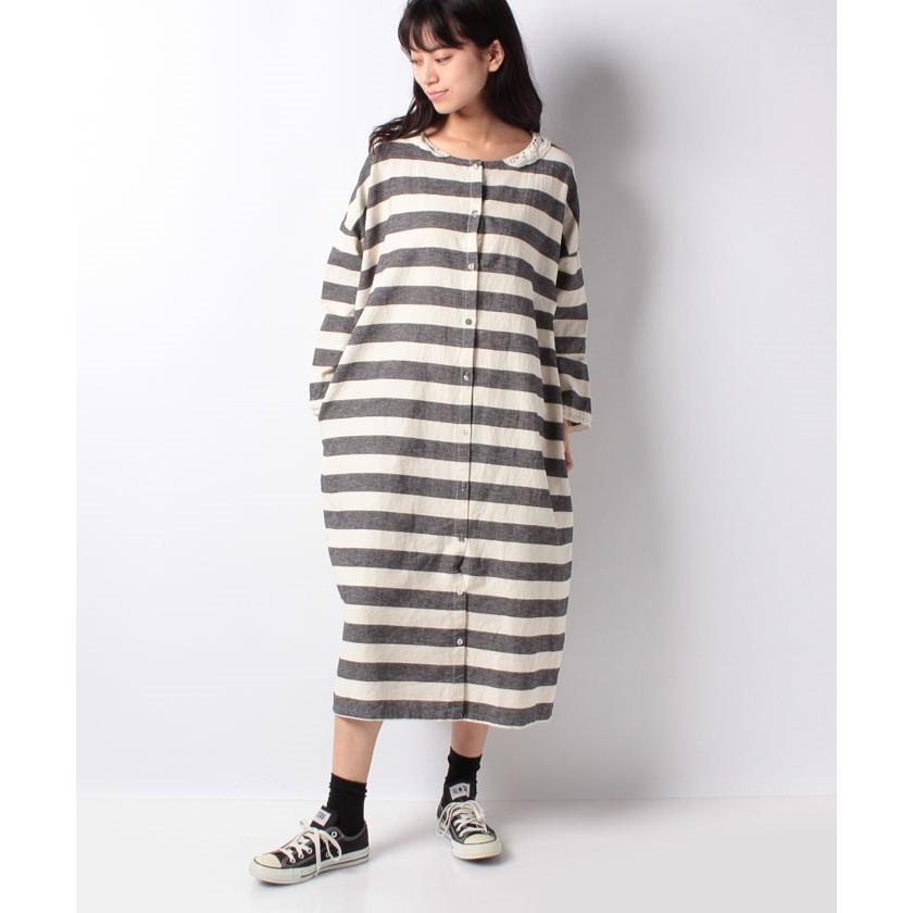 サマンサ モスモス Sm2 レース付ボーダーワンピース Magaseek Paypayモール店 通販 Paypayモール