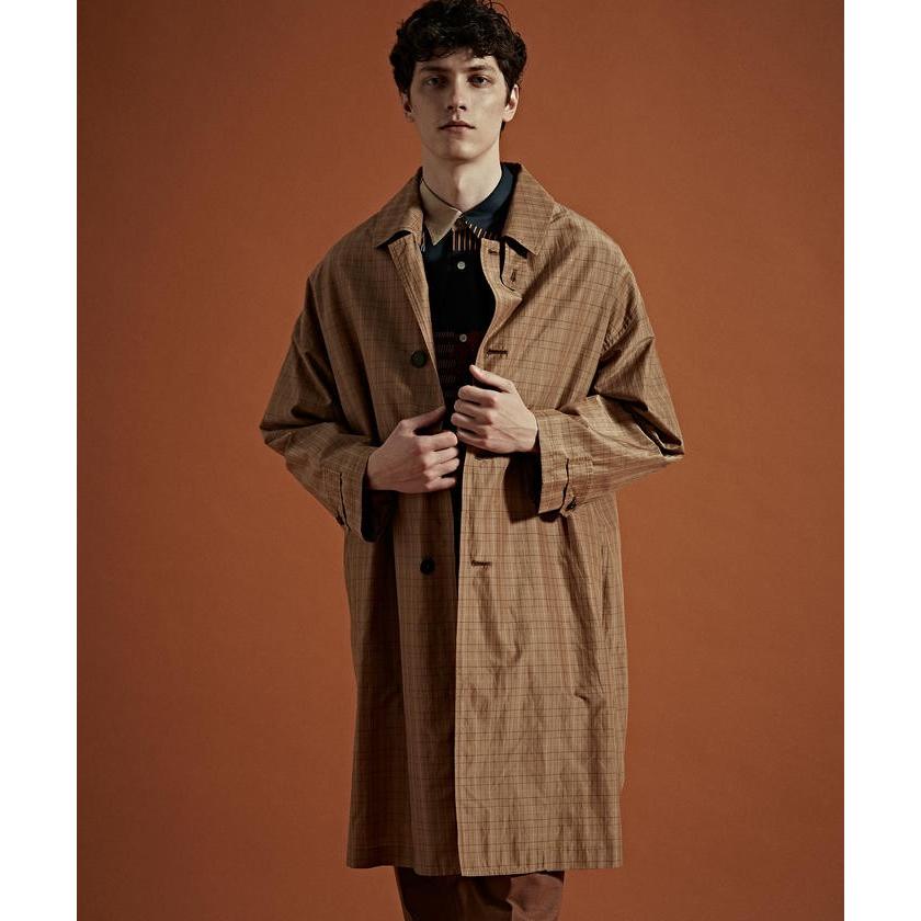 TOMORROWLAND MENS】シルクコットンタフタ ステンカラーコート