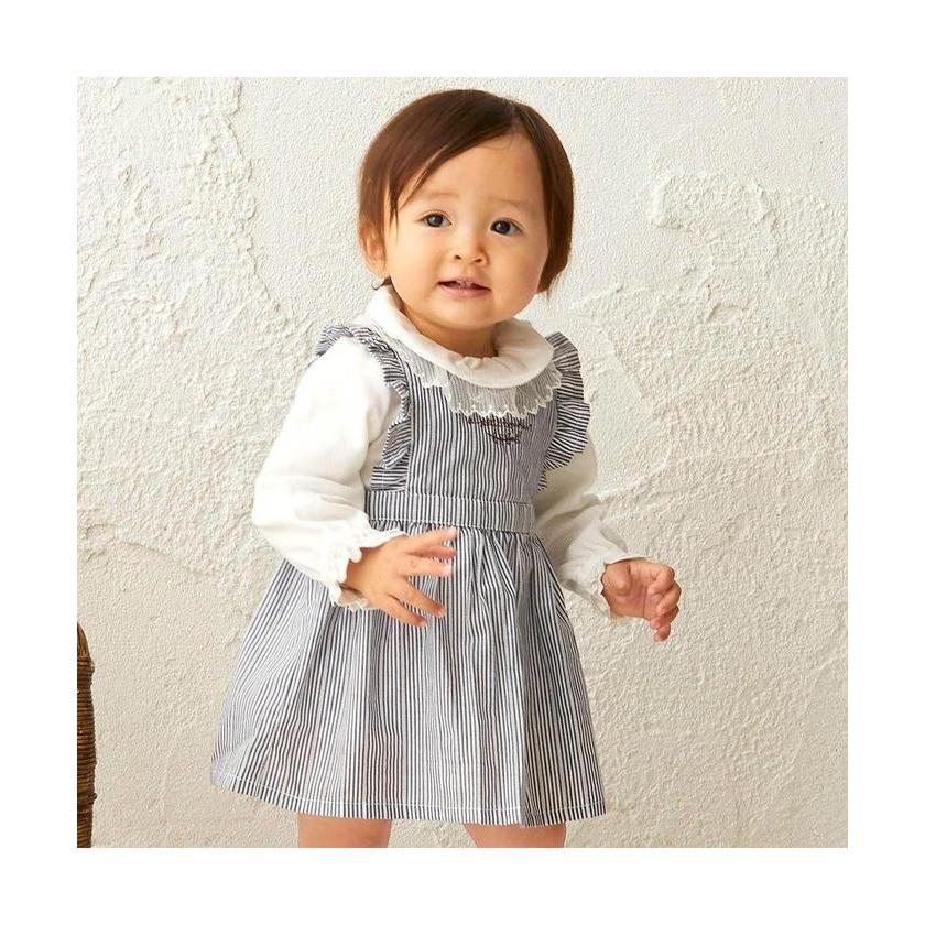 アプレレクール ベビーストライプジャンパースカート Magaseek Paypayモール店 通販 Paypayモール