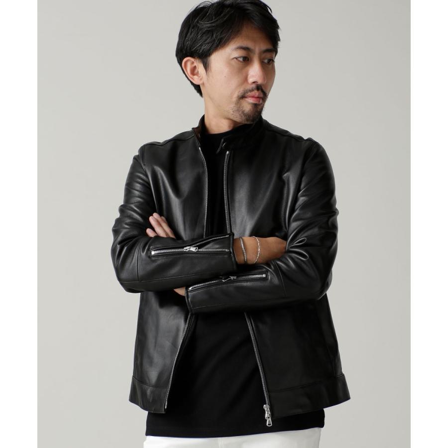 超話題新作 黒ライダースジャケット アウター