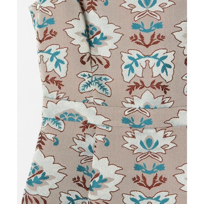 新品タグ付　ラメジャガードフレアワンピース　グレースコンチネンタル38 ドットラメジャガードドレス / GRACE CONTINENTAL | GRACE