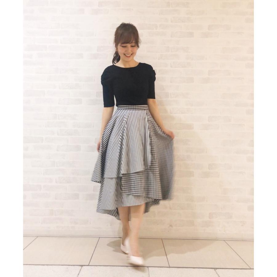 トランテアン ソン ドゥ モード ギンガム ストライプシャツ地スカート Magaseek Paypayモール店 通販 Paypayモール