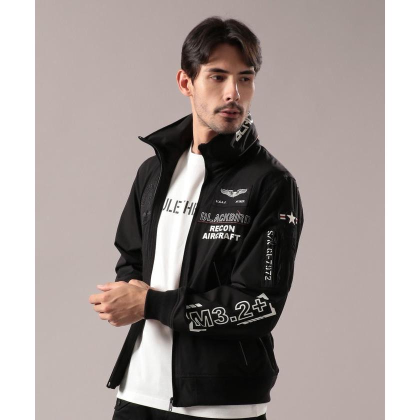 代引不可 アヴィレックス Lightning 5月号掲載 Even 3月号掲載 ブラックバード スタンドジップ ジャケット Blackbird Stand 魅了 Nicmosul Org