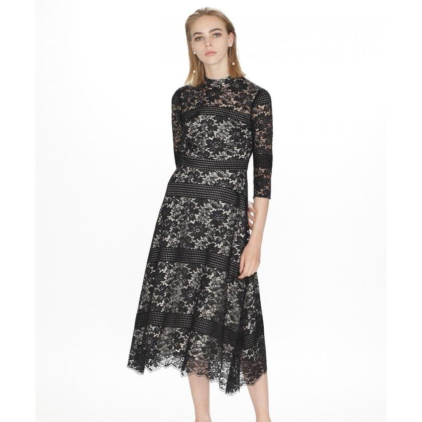 売れ筋商品 ドレス ブライダル グレースコンチネンタル ハイネックレースワンピース Centralheating Air Com