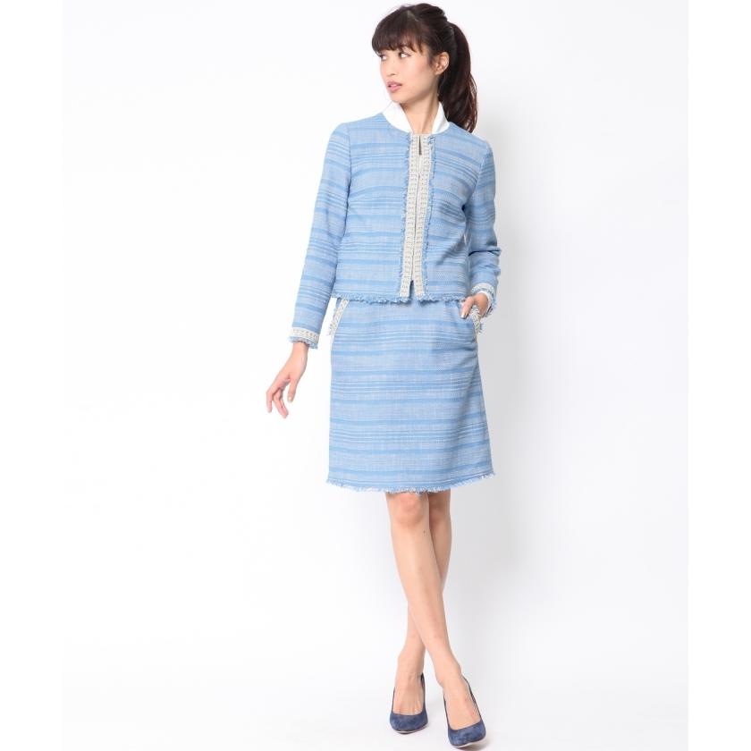 Vent douest ヴァンドウェスト アンジーツイルノーカラージャケット