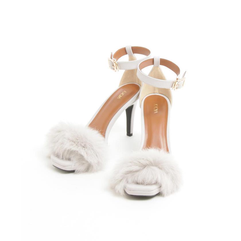 VICKY 【ビッキー】☆ラビットファーサンダル : MAGASEEK ヤフー店  