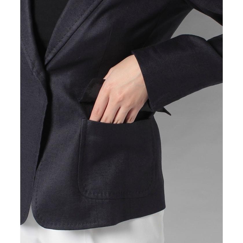 【ジョコンダ ロイヤル】【セットアップ対応】麻混ストレッチ テーラードジャケット|magaseekp|06