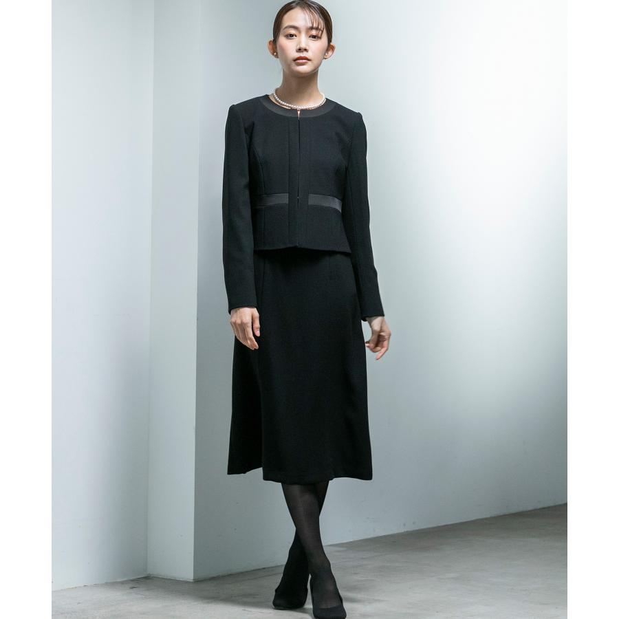 格安即決 フォルムフォルマ Web限定 ノーカラージャケット フレアワンピース セットアップブラックフォーマルスーツ 最適な価格 Www Doctor Plan Com