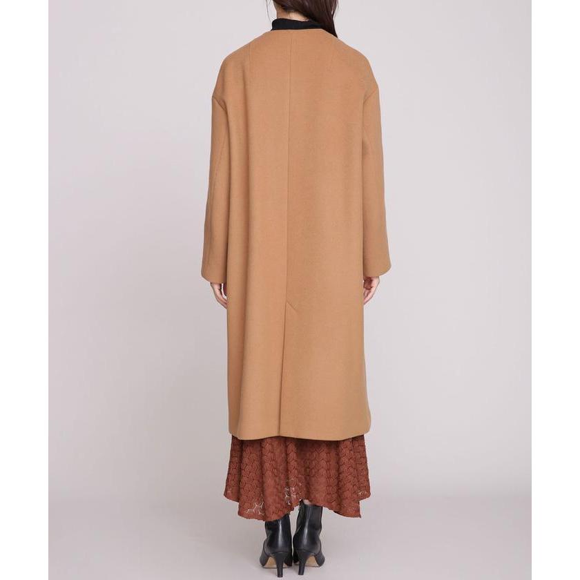 ほぼ未使用 【ナノ・ユニバース】MANTECOオーバーサイズノーカラーコート 【M2700870848】(14630円)