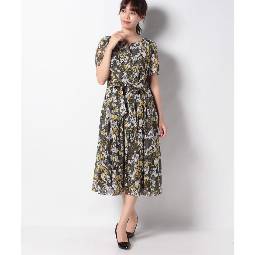 オンラインストア限定 ジョルネア 特別提供品 リーフ柄ワンピース Magaseek Paypayモール店 通販 Paypayモール 爆売り Yalaphone Com