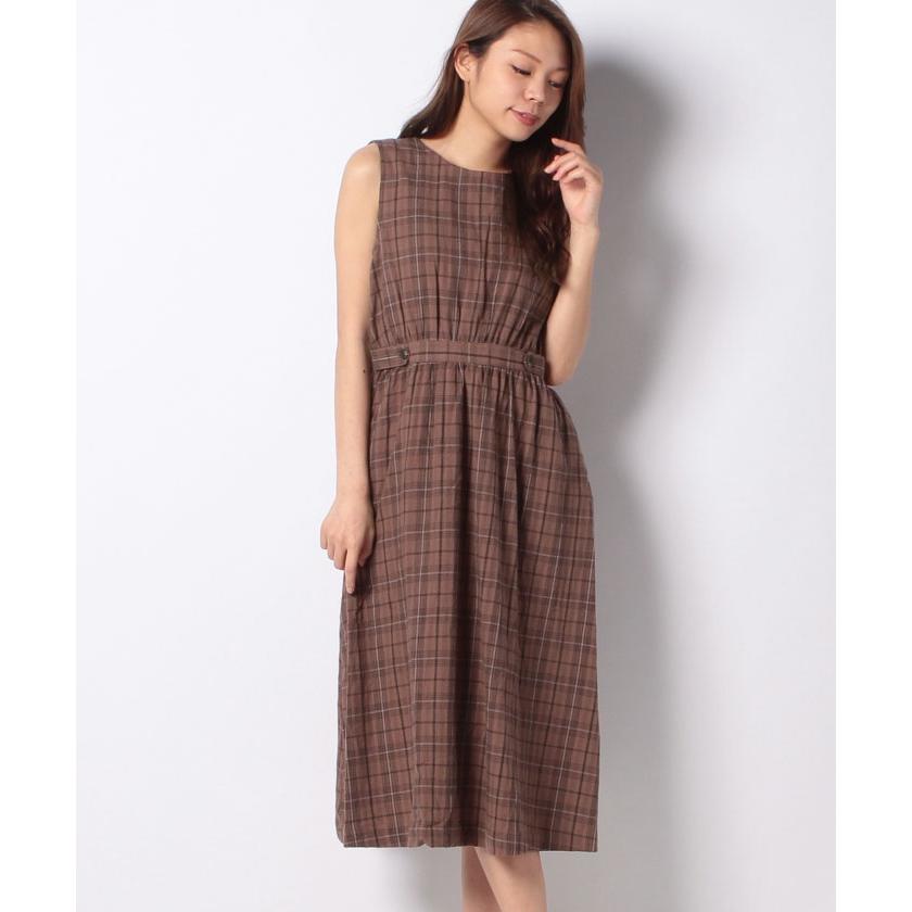 エヘカソポ Ehka Sopo チェックノースリワンピース Magaseek Paypayモール店 通販 Paypayモール