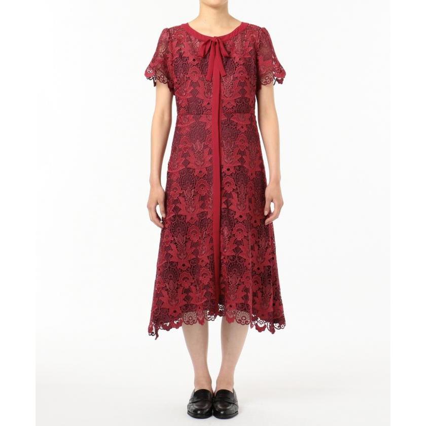 【新品タグ付き】グレースコンチネンタル オーナメント レース ワンピース ドレス セール】 オーナメントレースワンピース （ドレス）｜GRACE