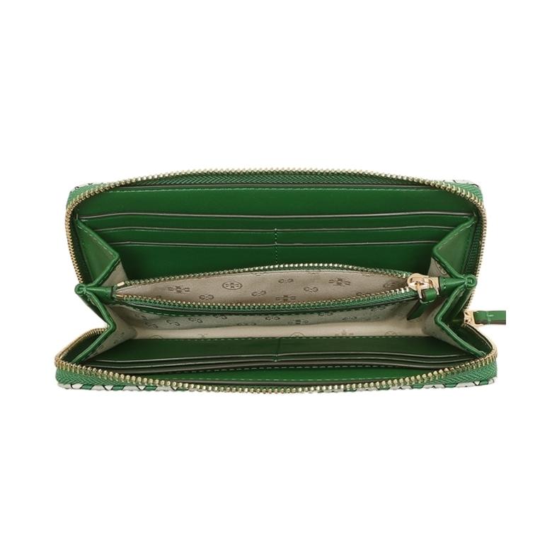 レディース 未使用 タグ付き TORY BURCH レザーラウンドジップ長財布