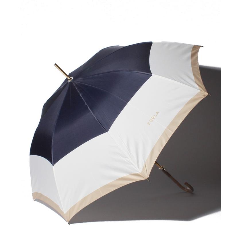 FURLA（フルラ） 【フルラ】フルラ 雨傘 長傘 カラーボーダー