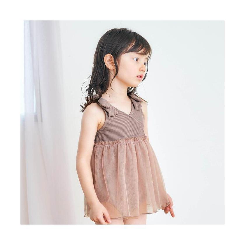 アプレレクール チュールフリルワンピース水着 全品送料無料