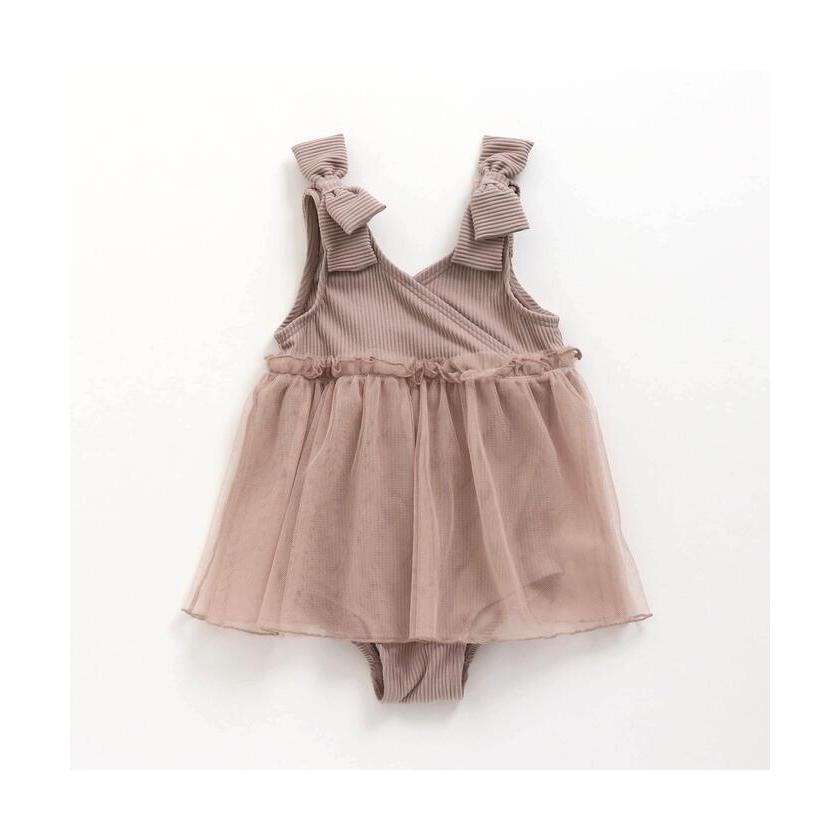 アプレレクール チュールフリルワンピース水着 モデル