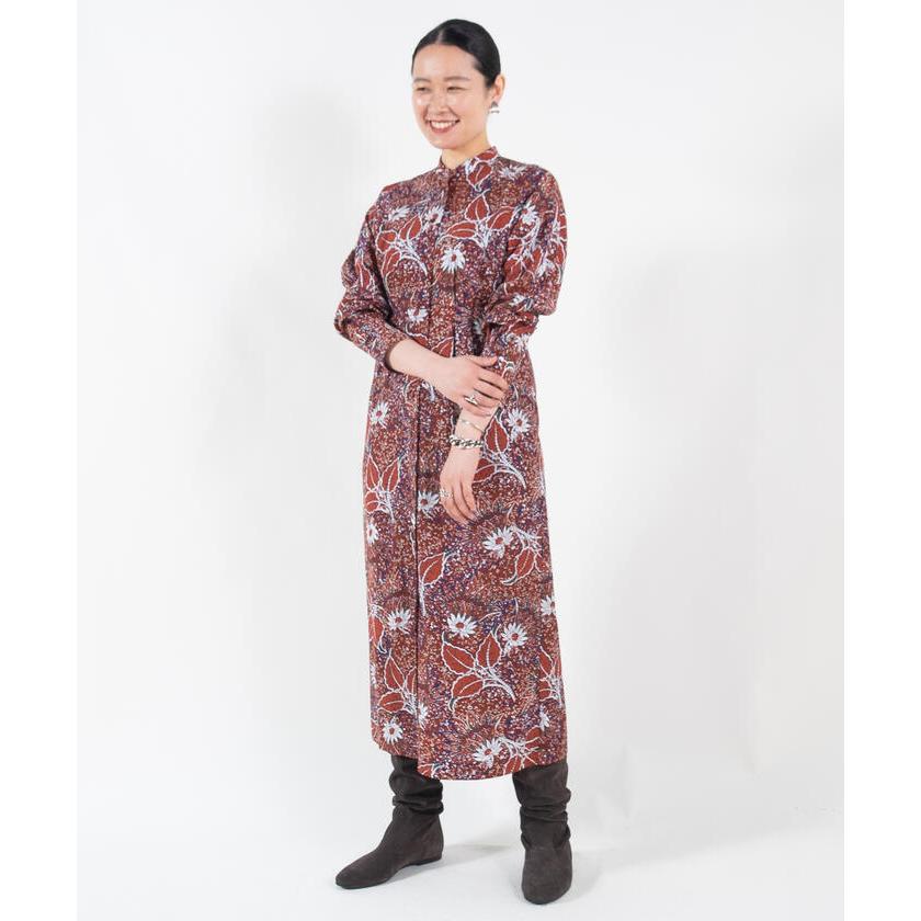 お1人様1点限り Souleiado キュプラコットンプリント ドルマンタックワンピース 日本産 Www Doctor Plan Com