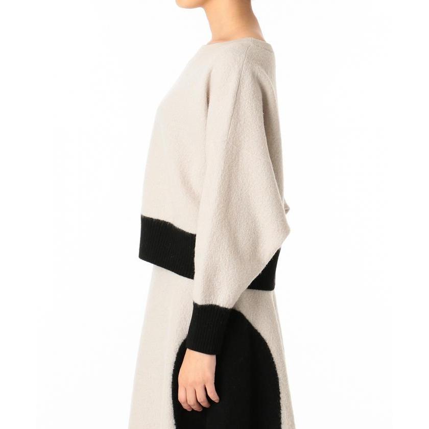 GRACE CONTINENTAL 【グレースコンチネンタル】圧縮ルーズニットトップ  