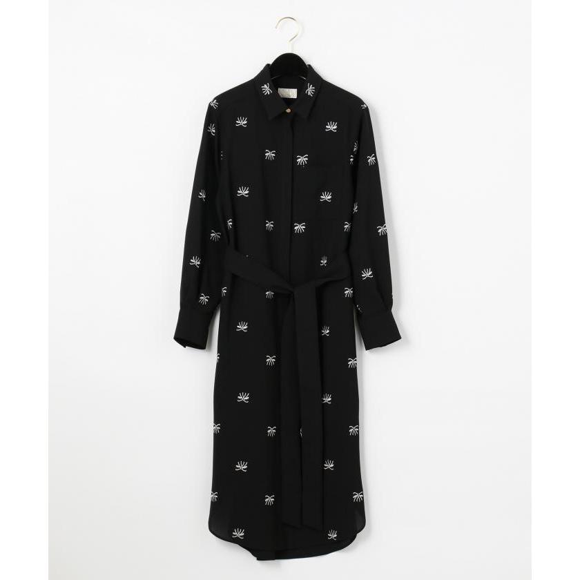 グレースコンチネンタル リボンモチーフシャツワンピース GRACE CONTINENTAL 【グレースコンチネンタル】リボンモチーフ