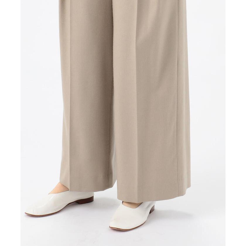 ちろん ウールサキソニー フロントタックワイドパンツ MAGASEEK PayPay