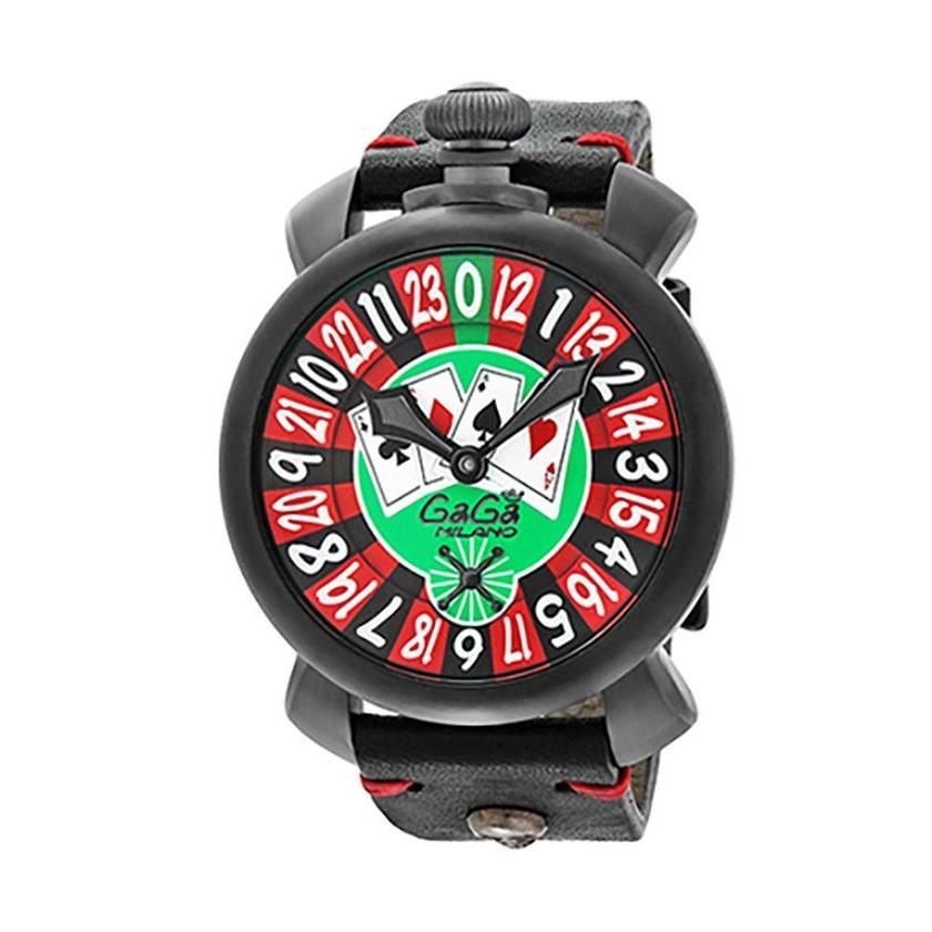 買蔵 未使用品 腕時計 メンズ ガガミラノ ガガミラノ Gaga Milan Blk 5012 Lv01 ブランド物 Ameriaadvisory Am