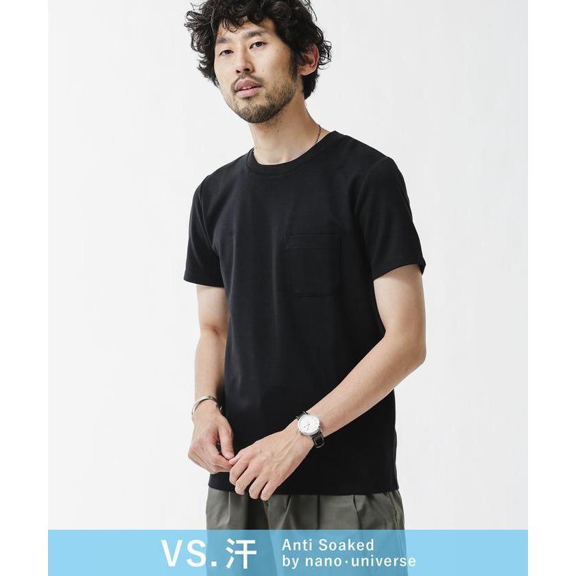 ナノ ユニバース 汗染み防止 Anti Soaked フィットクルーネックｔシャツ Magaseek Paypayモール店 通販 Paypayモール