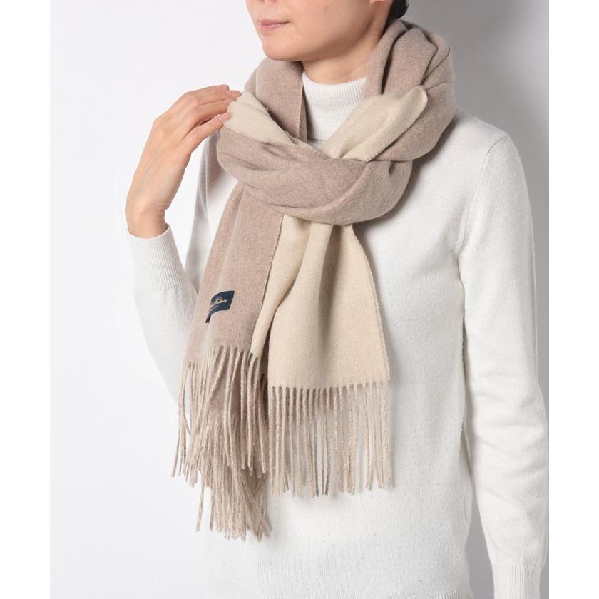 【ブルックス ブラザーズ（ウィメンズ）】カシミヤ ダブルフェイス マフラー ダブルフェイス