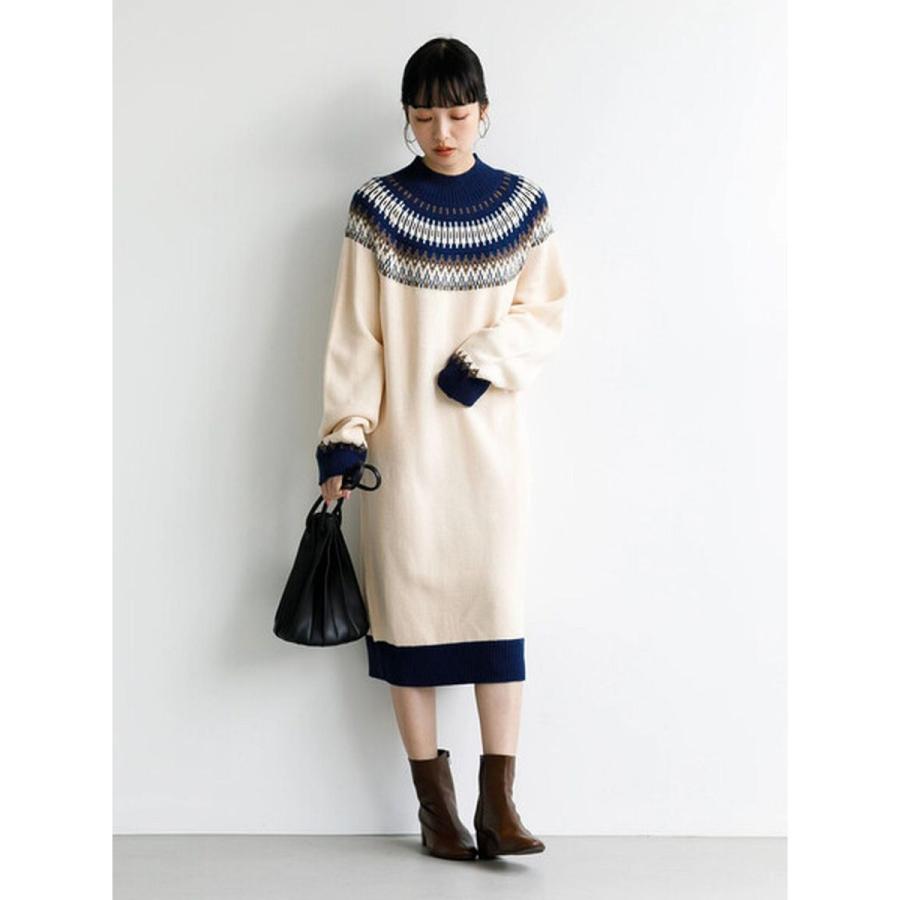 アースミュージック エコロジー ノルディックニットワンピース Magaseek Paypayモール店 通販 Paypayモール