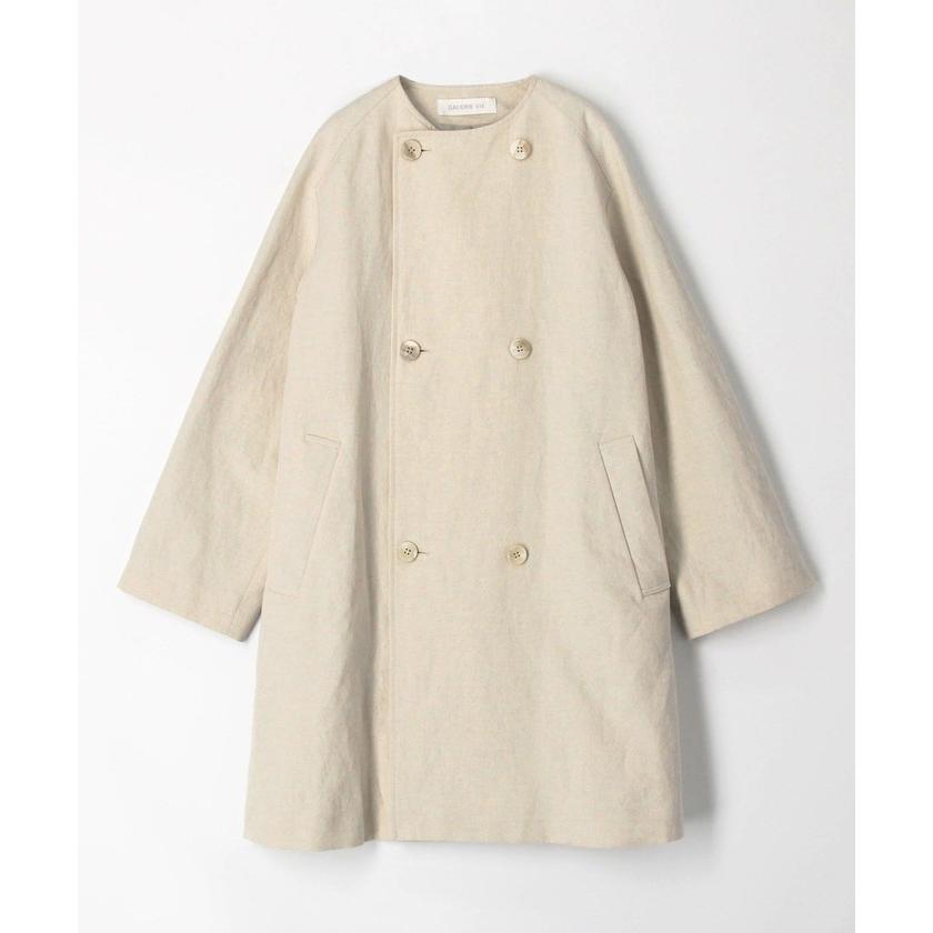 超激安 Galerie Vie コットンリネンマットクロス ノーカラーコート 高い素材 Www Doctor Plan Com