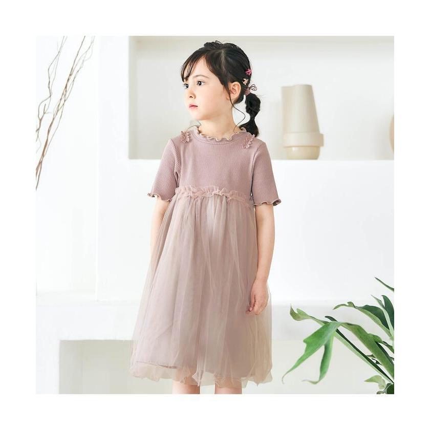 アプレレクール 肩レースチュールドッキングワンピース Magaseek Paypayモール店 通販 Paypayモール