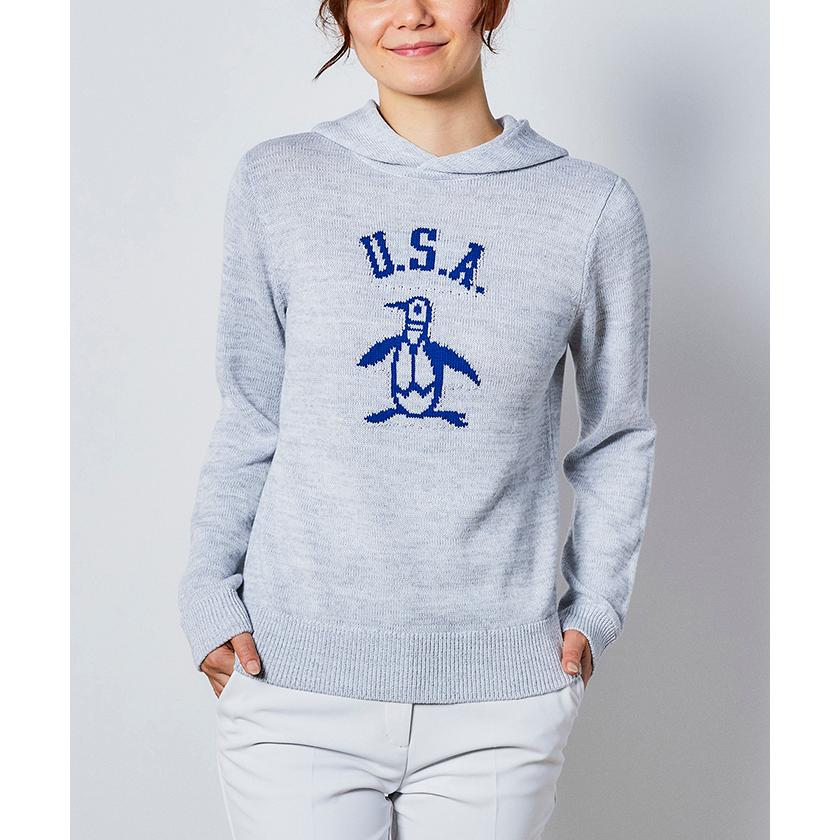 新規購入 マンシングウェア ペンギン リトル ピート ロゴインターシャセーター 美しい Www Doctor Plan Com