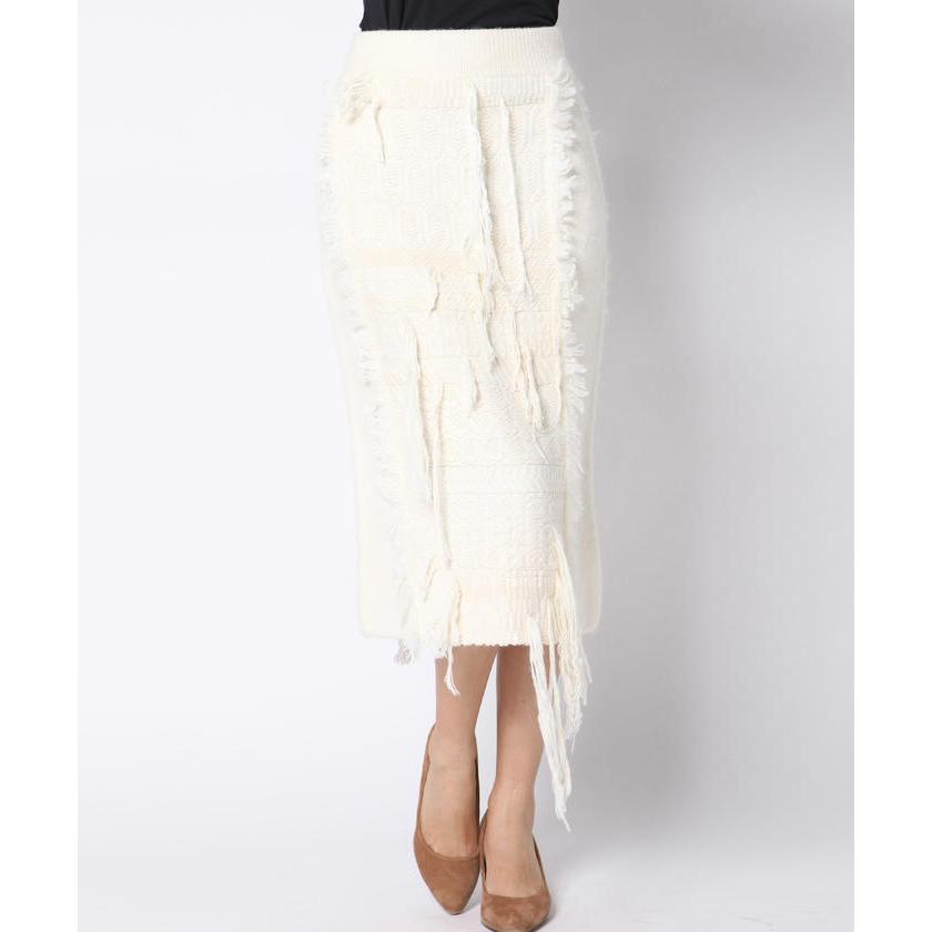 ビアッジョブルー】5Gマリアケントニットスカート : 503920573  