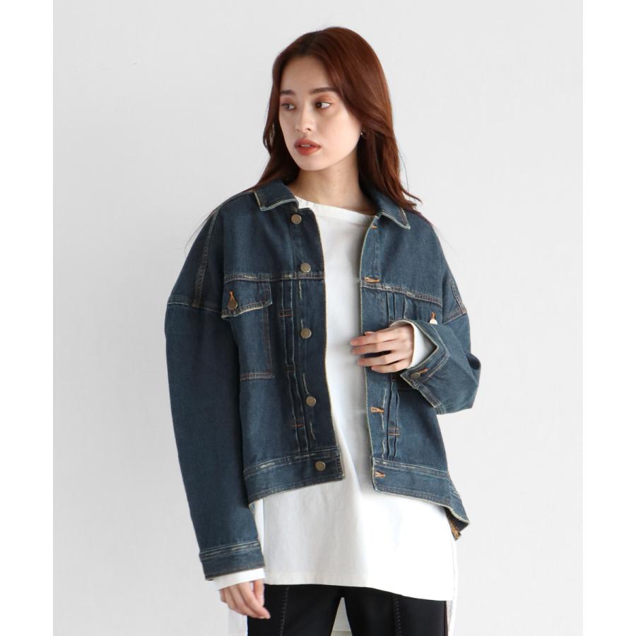 RADIATE] バックプリーツ デニムジャケット