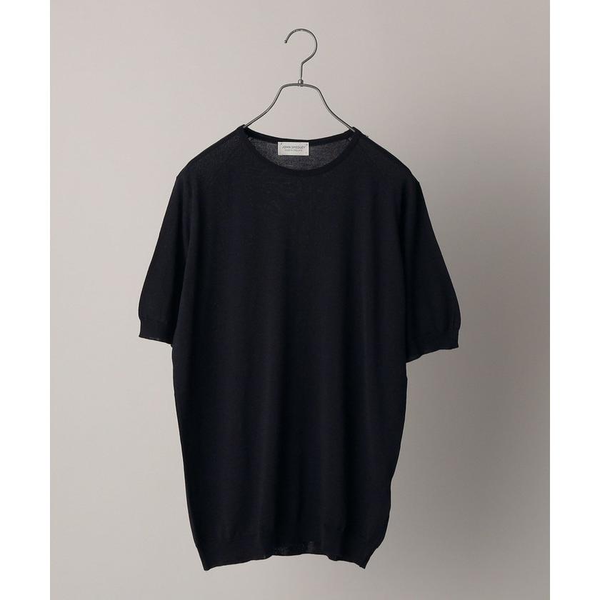 【シップス　メン】JOHN SMEDLEY:BELDEN ANGLO INDIAN GAUZE ニットTシャツ