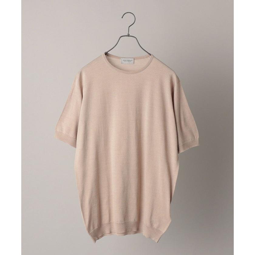 高評価続出！ 【シップス　メン】JOHN SMEDLEY:BELDEN ANGLO INDIAN GAUZE ニットTシャツ 【G1919033656】(10395円)