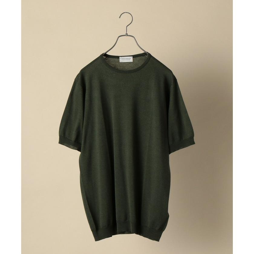 高評価続出！ 【シップス　メン】JOHN SMEDLEY:BELDEN ANGLO INDIAN GAUZE ニットTシャツ 【G1919033656】(10395円)