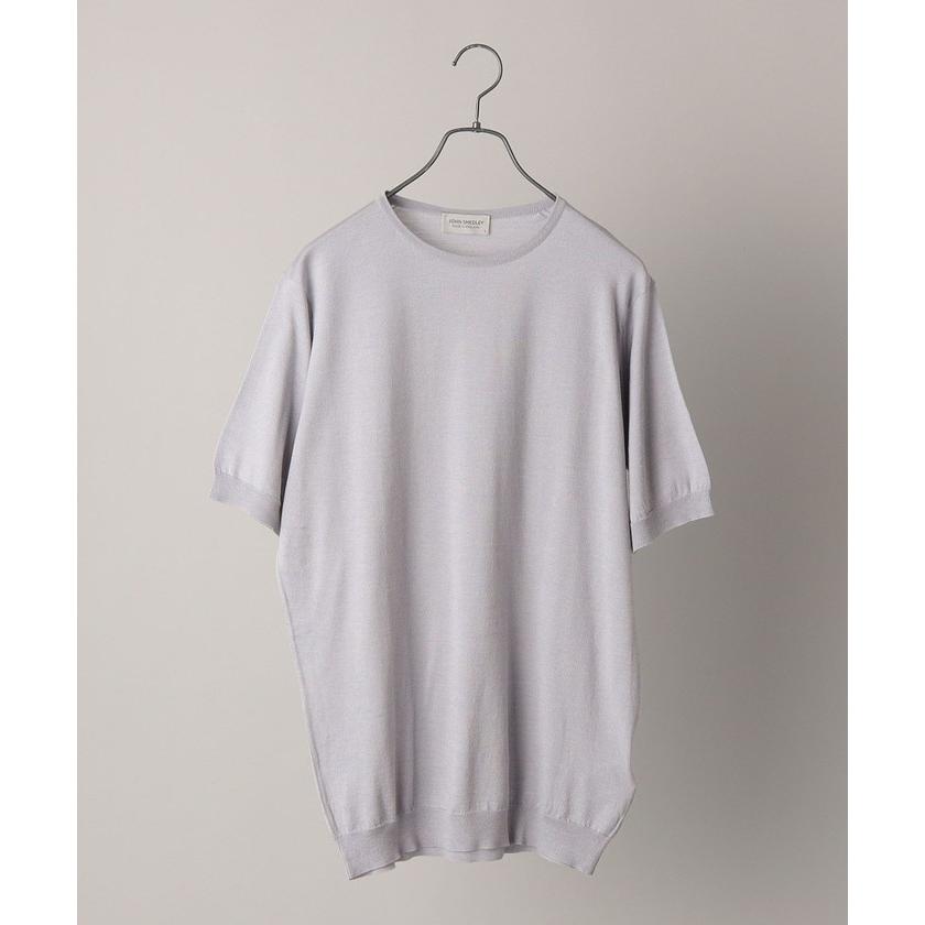 高評価続出！ 【シップス　メン】JOHN SMEDLEY:BELDEN ANGLO INDIAN GAUZE ニットTシャツ 【G1919033656】(10395円)