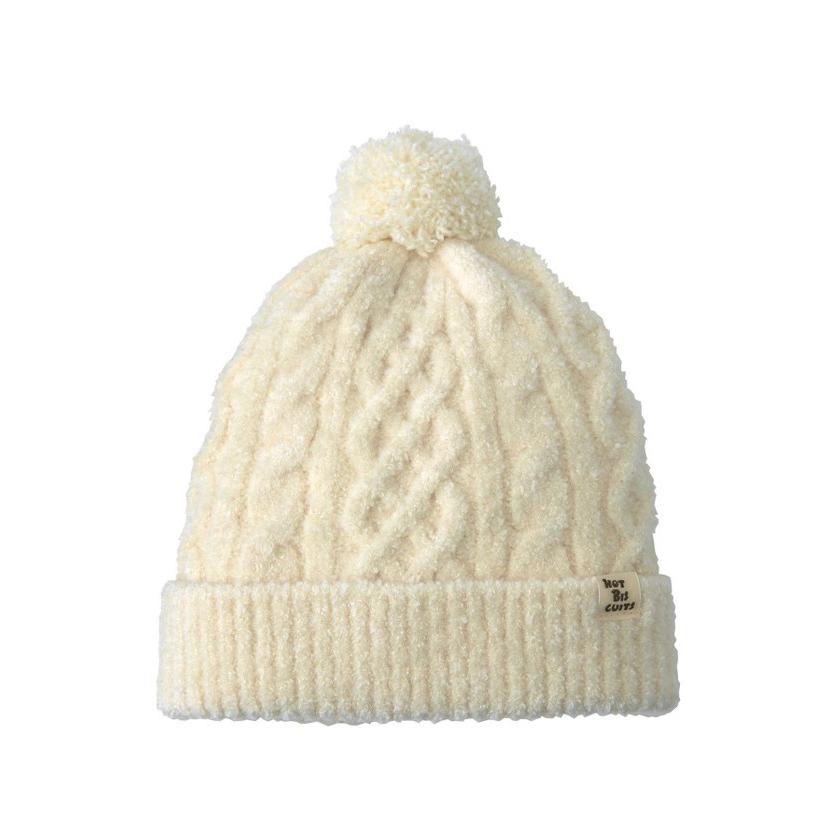 HOT BISCUITS 【ミキハウスホットビスケッツ】ぼん天付きケーブル編み