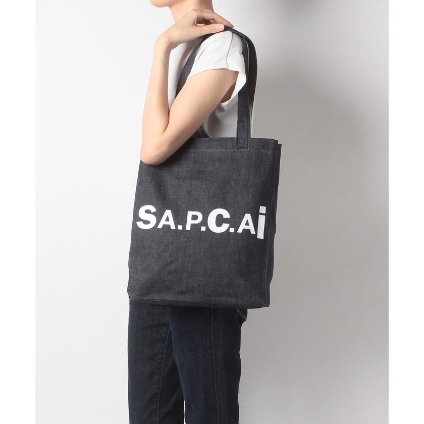 APC sacai コラボ デニムトートバッグ- APC sacai コラボ デニムトートバッグ-