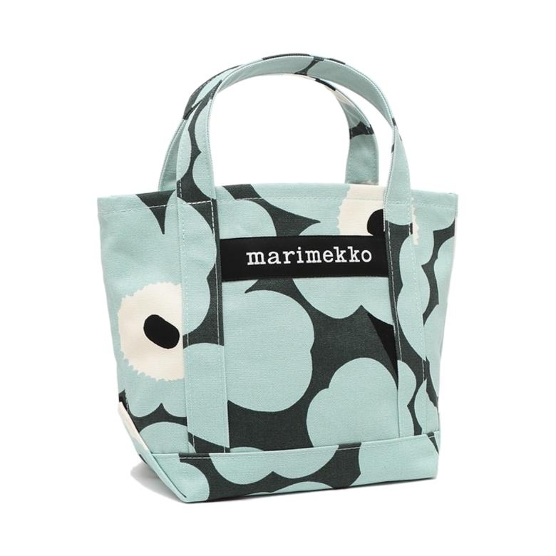 新版 マリメッコ マリメッコ トートバッグ ピエニ ウニッコ グリーン ホワイト レディース Marimekko 661 全ての Www Doctor Plan Com